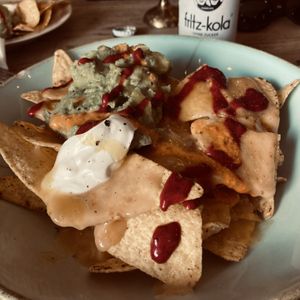 Tortillas with guacamole and cheese  at Zum Kleinen Esel in Bochum