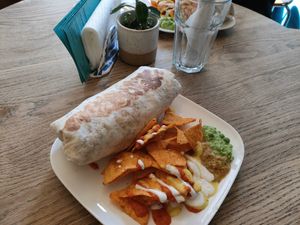 Burrito "Tofu Ranchero" 👍🏻👍🏻👍🏻 at Zum Kleinen Esel in Bochum