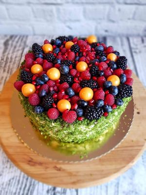 Vegan Spinach cake at Vegan Vacation in Bergen