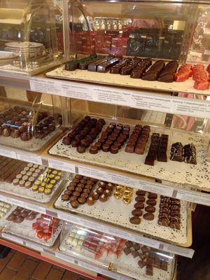 Belgian chocolate at Mokkamaa in Joensuu