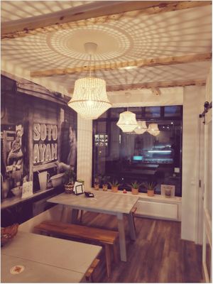 Warung by night. at Warung Senang in Middelburg