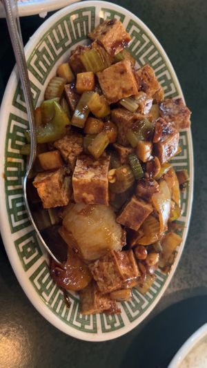 Kung Pao tofu  at North China in Gatlinburg