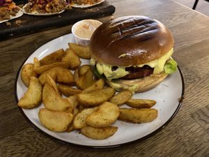 Meat Free Burger at Spes Kitchen in Reykjavik