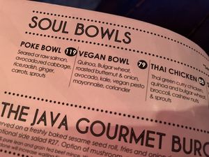   at Java Bistro in Stellenbosch