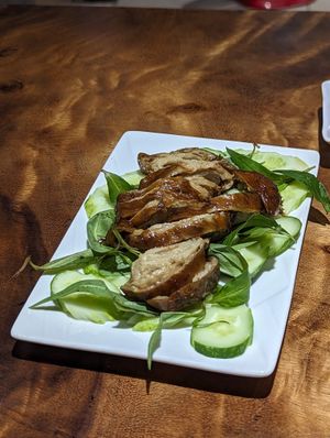Fried seitan at Evergreen Vegetarian - DN Branch in Phnom Penh