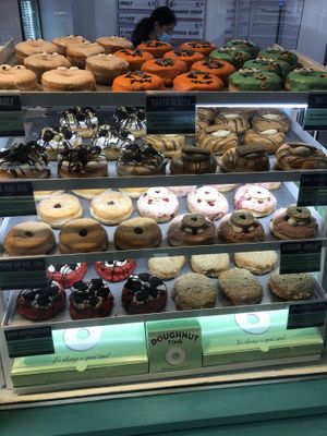 The vegan doughnuts one day at Rodeo Doughnuts - Long Acre in London