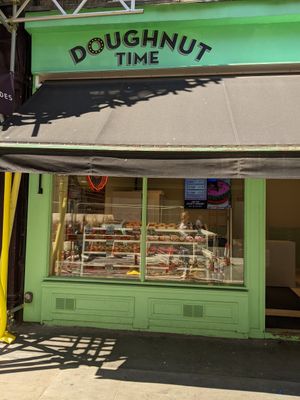 outside at Rodeo Doughnuts - Long Acre in London