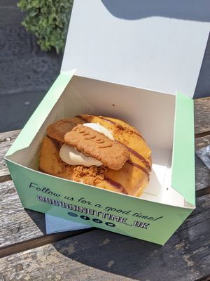 biscoff doughnut at Rodeo Doughnuts - Long Acre in London