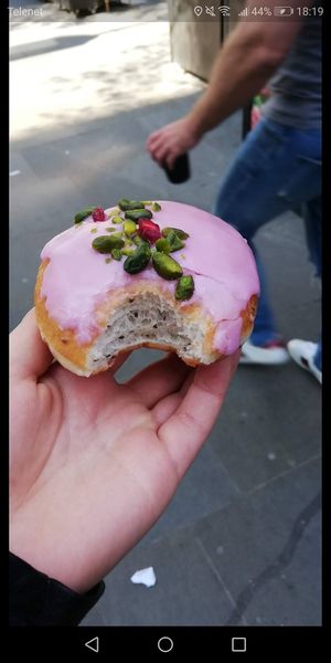 Vegan doughnut at Rodeo Doughnuts - Long Acre in London