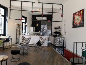 Inside at Be Nuts in Brussels