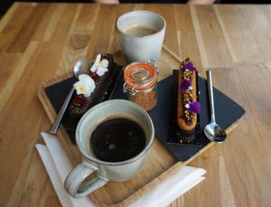 Pâtisseries + Coffee at Be Nuts in Brussels