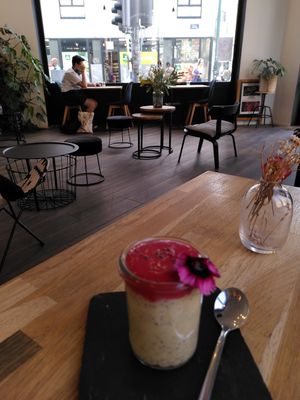Delicious chia pudding at Be Nuts in Brussels