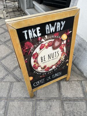 Front   at Be Nuts in Brussels