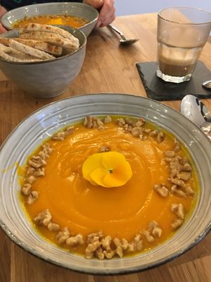 The soup is amazing at Be Nuts in Brussels