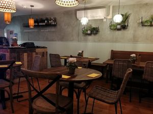 Interior at The Quarter Restaurant in Taunton