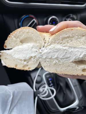 Plain tofu cream cheese  at Goldberg's in Westhampton Beach