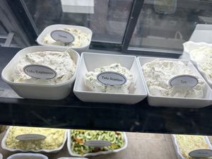 Vegan cream cheese options  at Goldberg's in Westhampton Beach