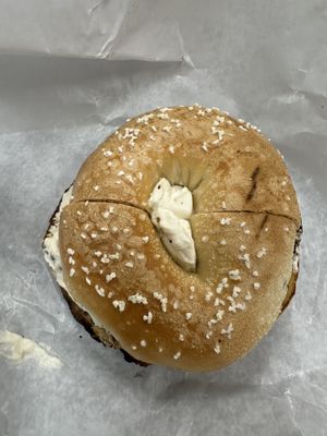 Toasted salt with tofu   at Goldberg's in Westhampton Beach