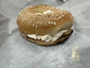 Toasted salt with tofu   at Goldberg's in Westhampton Beach