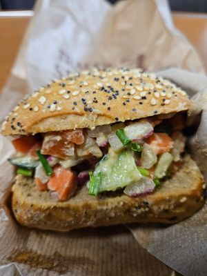 Kairobrötchen at Traffic Snack - Hauptbahnhof in Frankfurt