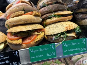 focaccia  at Traffic Snack - Hauptbahnhof in Frankfurt