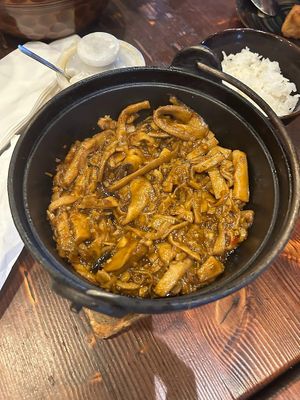 Lemongrass mushroom at Huong Sen Lotus Vegetarian in Houston