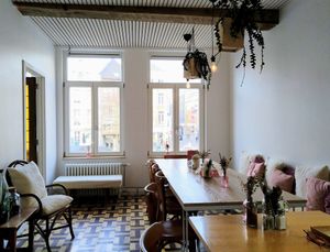 Upstairs at Kato Gâteaux in Mechelen