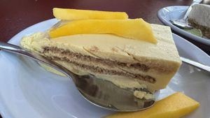 Vegan cake  at Fiesta Oaxaca in Santa Fe