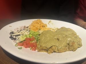 Mole verdes  at Fiesta Oaxaca in Santa Fe