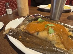 Yuka tamale  at Fiesta Oaxaca in Santa Fe
