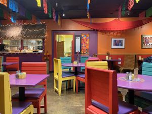 Restaurant Interior at Fiesta Oaxaca in Santa Fe