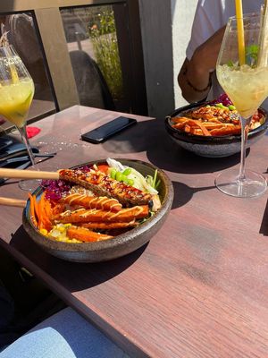 Crunchy Salmon at Onocubes in Frankfurt