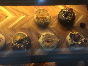 filled donuts at Maple & Sage in Maleny