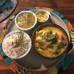 Vegan moqueca   at Quintal Verde in Paraty