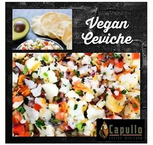 Vegan Ceviche at Capullo Cocina Mexicana in Walnut Creek