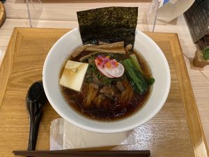 Vegan ramen at Ramen Cafe de Iino in Tokyo
