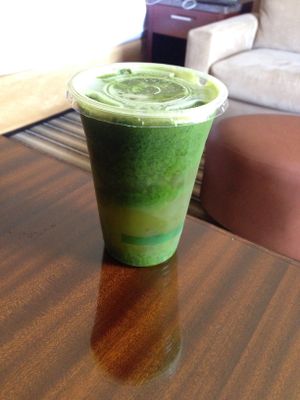 Green juice  at Hawaiian Moons Market in Kihei