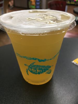 Kombucha on tap  at Hawaiian Moons Market in Kihei