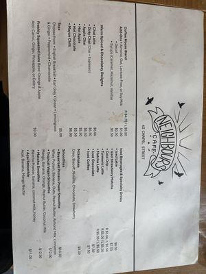   at Neighbours Cafe in St Kilda