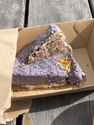 Vegan blueberry cheesecake  at nosh MERIMBULA in Merimbula