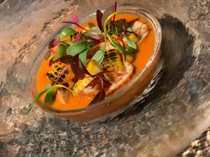 Gaspacho to eat!　 at Chez Tomo in Tokyo