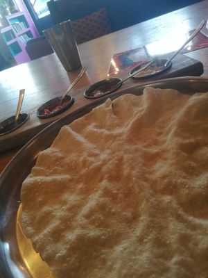 Popadom at Thali in Bristol