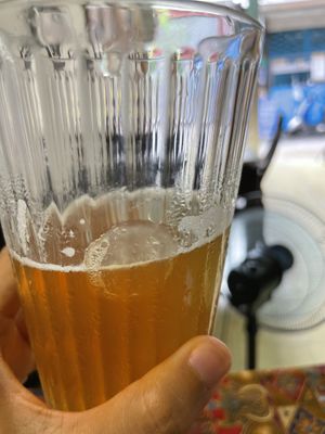 There’s a baby scoby in my kombucha! 🥰Good stuff; not weak like the store bought kind   at Magic Monkey 悟空活菌茶 - WùKōng Huó Jūn Chá in Chishang