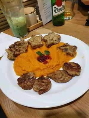 Czech dishes at Vegato-Vaclavak in Prague