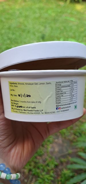 Clean ingredients at Katharos Foods in Mumbai