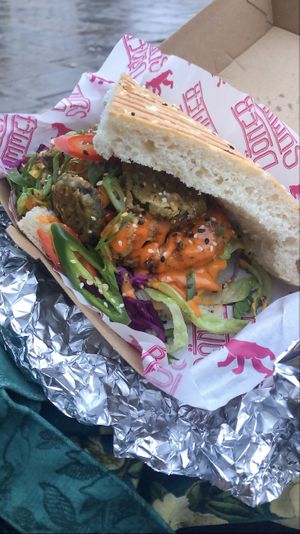 Shrimp sandwich  at Döner Summer in York