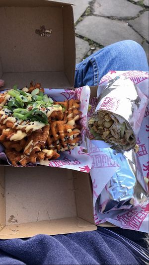 Chickn wrap at Döner Summer in York