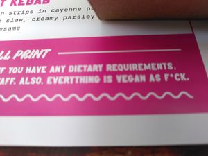 Vegan as f*ck 🙂 at Döner Summer in York