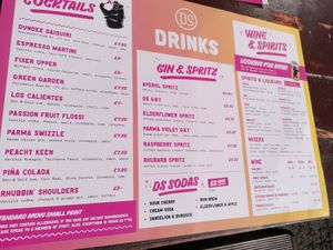 Drinks menu, June 2021 at Döner Summer in York