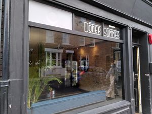 The outside of the restaurant on Gillygate at Döner Summer in York